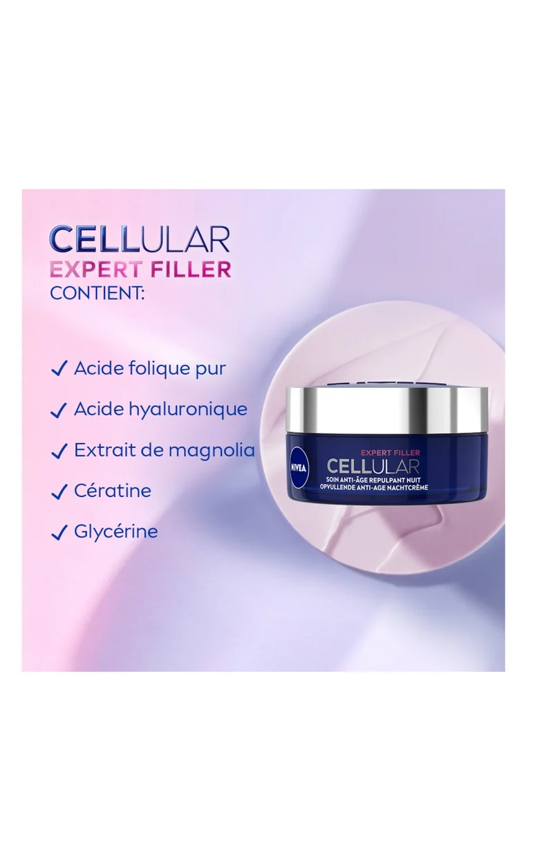 Soin de nuit anti-âge repulpant - Expert Filler