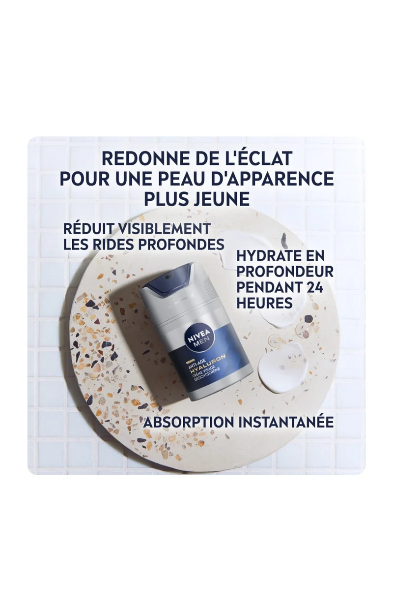 Crème anti-rides - Active Age - Peaux matures - Homme