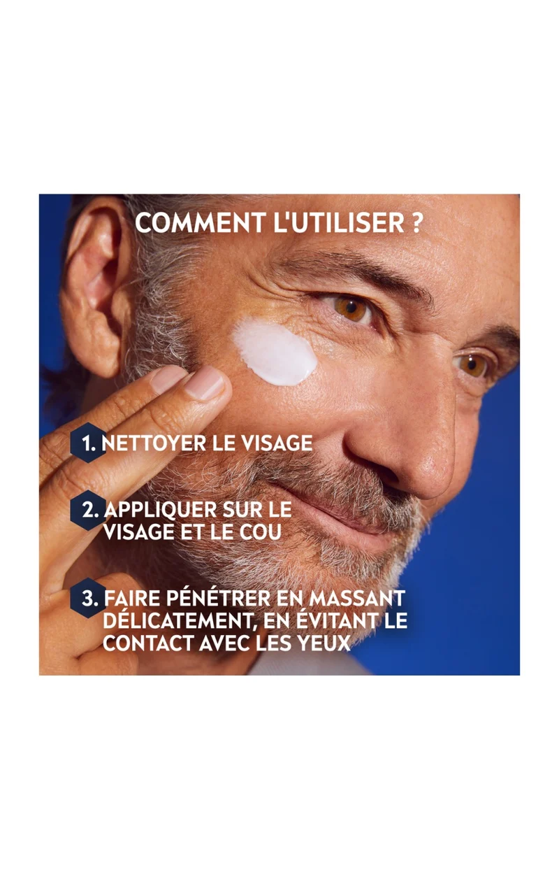 Crème anti-rides - Active Age - Peaux matures - Homme