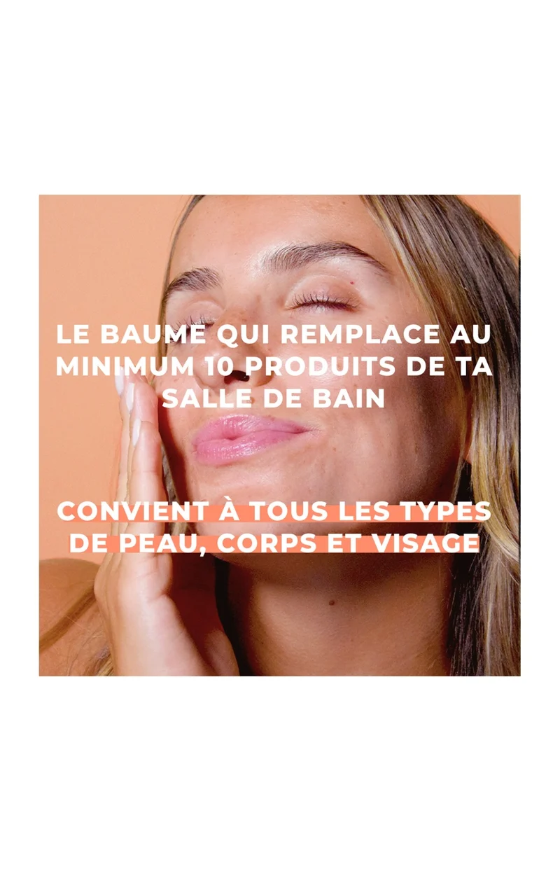 Baume miraculeux bio 10-en-1 - Monoï - Visage, corps & cheveux - 90 g