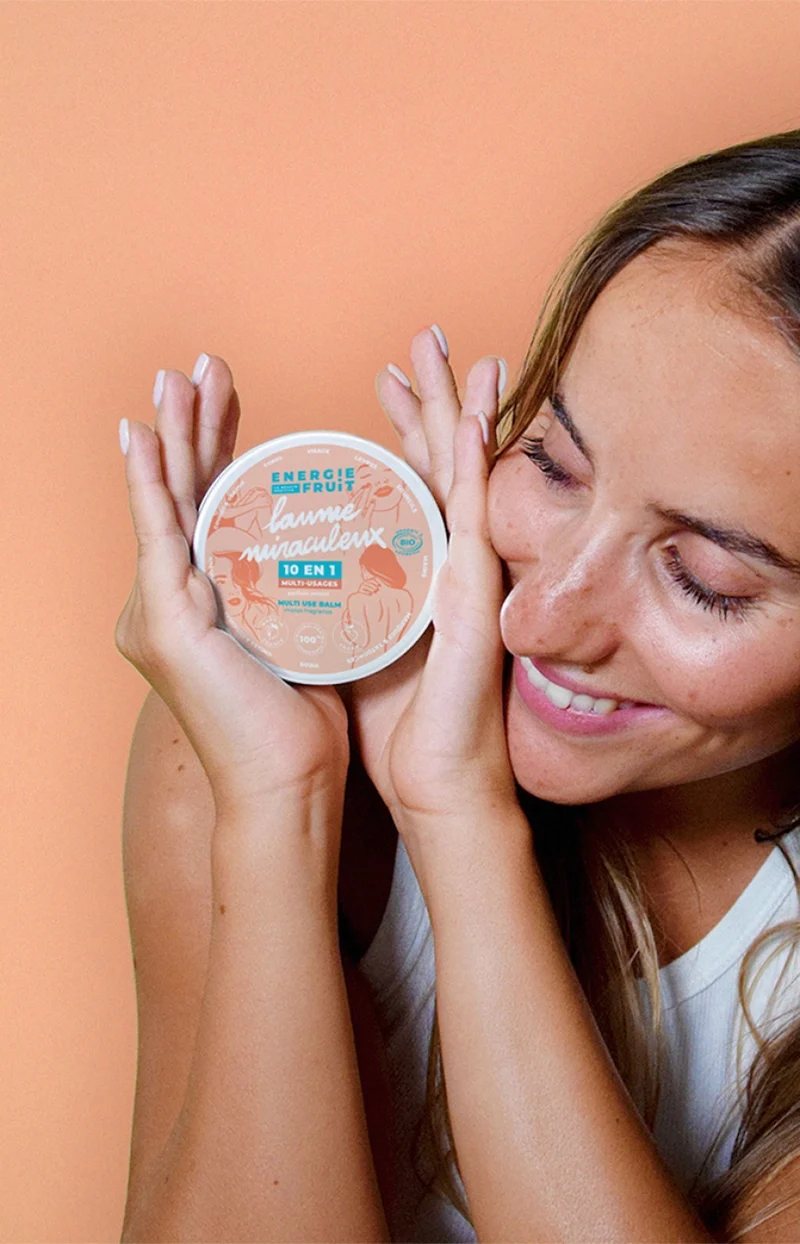 Baume miraculeux bio 10-en-1 - Monoï - Visage, corps & cheveux - 90 g