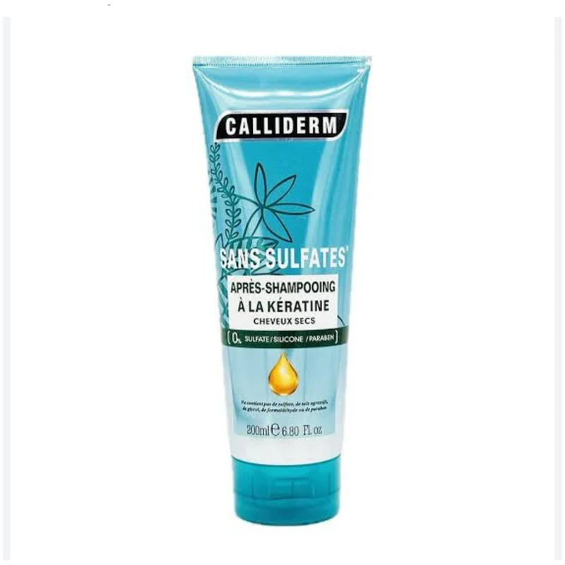 Calliderm Après-Shampooing À La Kératine Sans Sulfates Cheveux Secs
