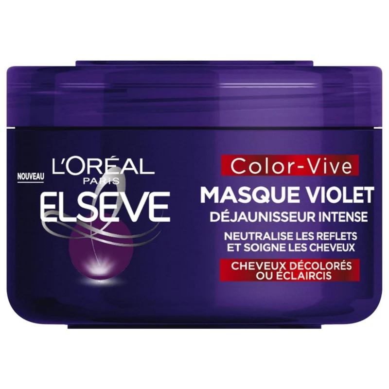 Elseve Color-Vive Masque Violet Déjaunisseur Intense