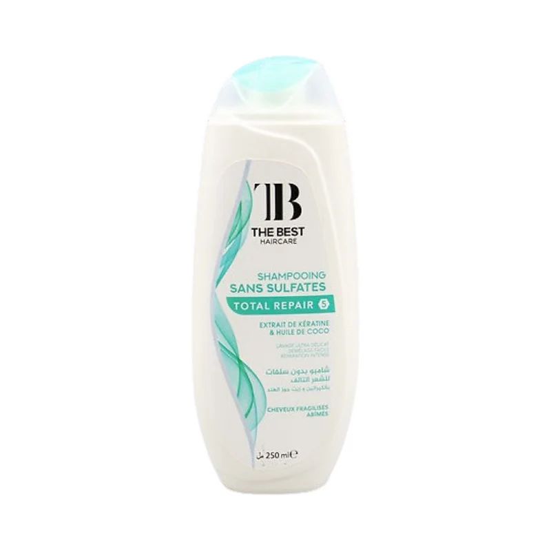 The Best Haircare Shampooing Sans Sulfates Total Repair 5 Extrait De Kératine & Huile De Coco