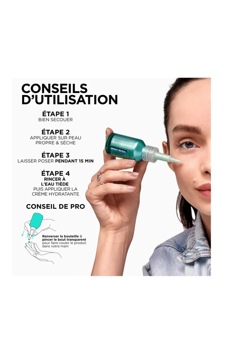 Peeling exfoliant anti-tâches - Bricht Reveal - Niacinamide - Visage - 25 ml