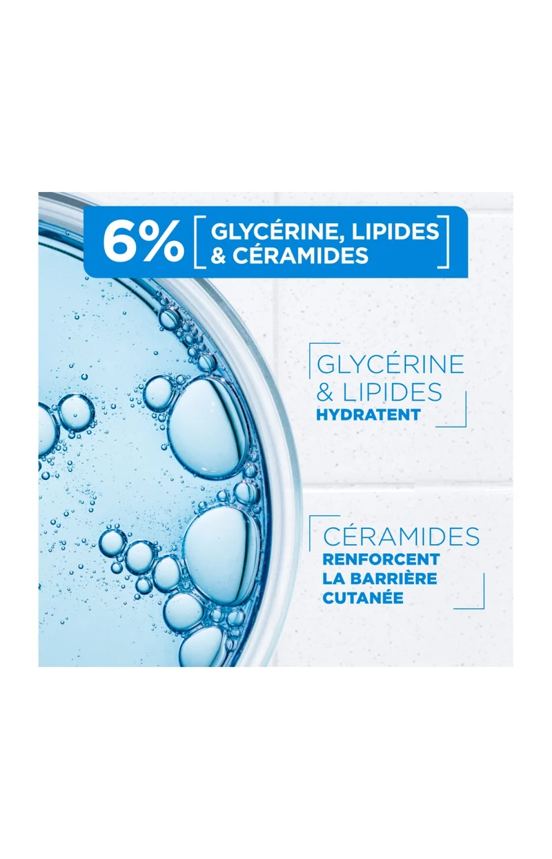 Lait nourrissant protecteur - Céramides & glycérine - Peaux sèches & sensibles - 400 ml