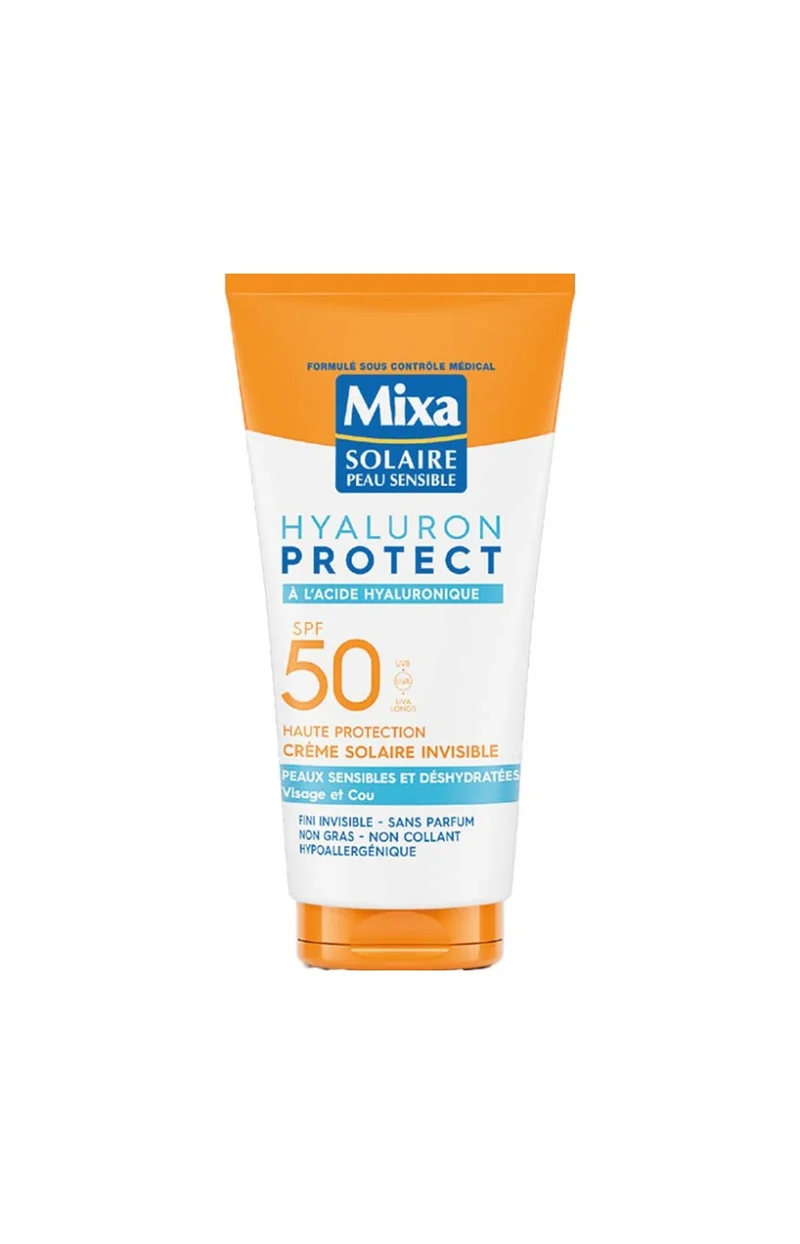 Crème solaire SPF 50+ - Hyaluron Protect - Acide hyaluronique - Visage - 50 ml