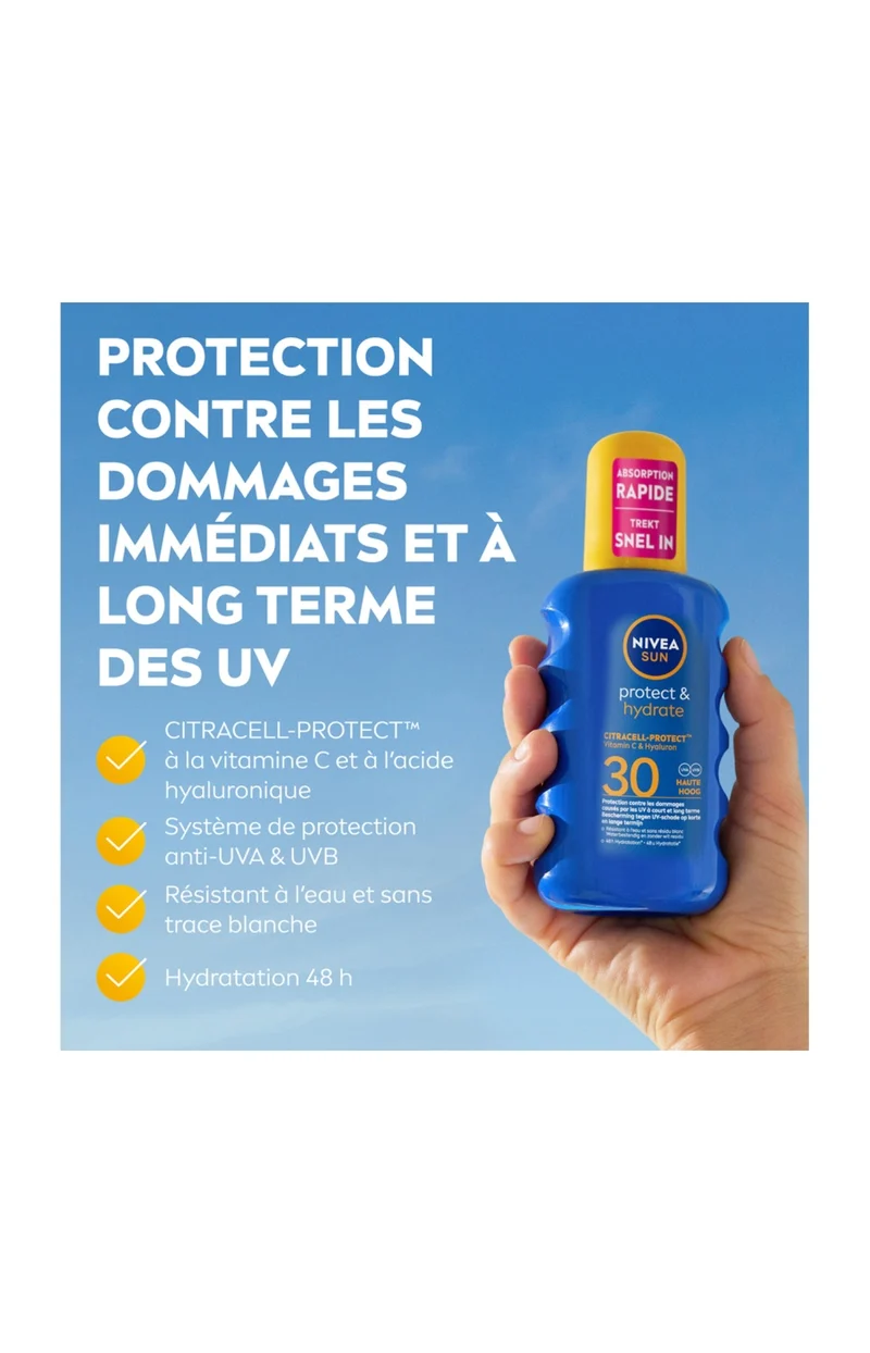 Spray solaire hydratante SPF 30 - Protect & Hydrate - Corps - 200 ml