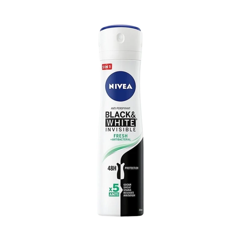 Nivea Déodorant Femme Black & White Invisible Pure Anti-Transpirant 48H Spray