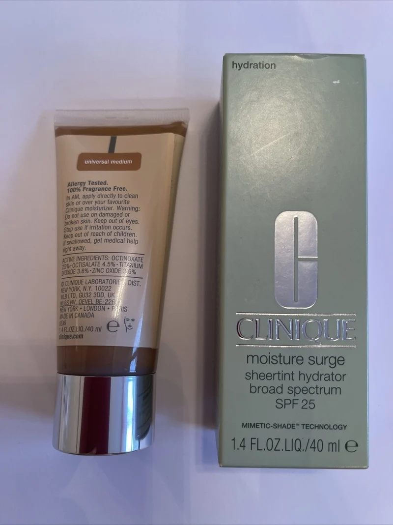 Clinique Moisture Surge Sheertint Hydrator SPF 25 03 Light-medium — Fondotinta SPF