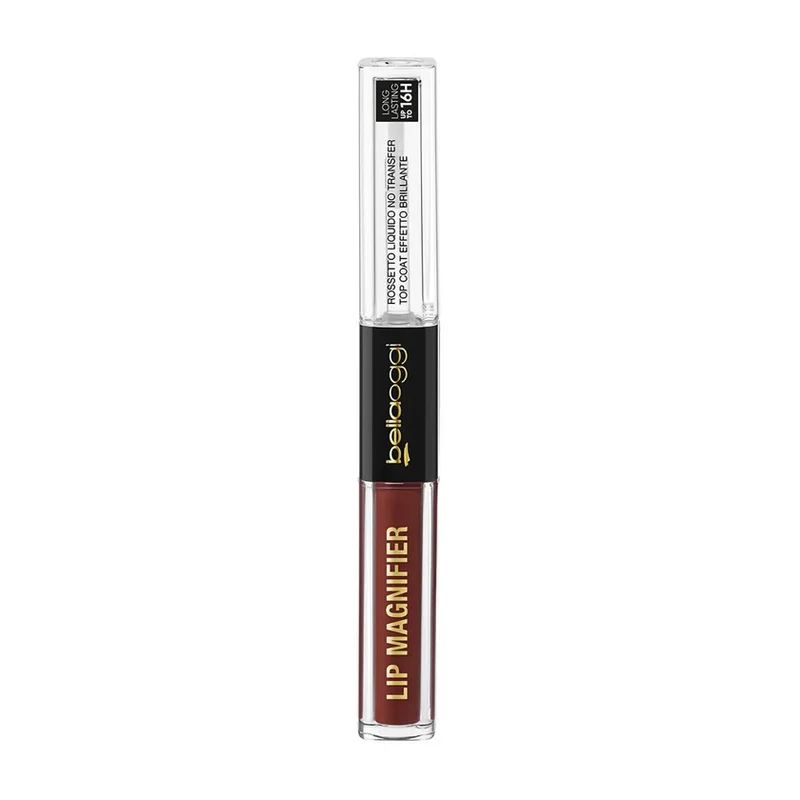 Bella Oggi Lip Magnifier Rossetto Liquido Lunga Tenuta 2 Step 206 Ruby Red — Rossetto liquido