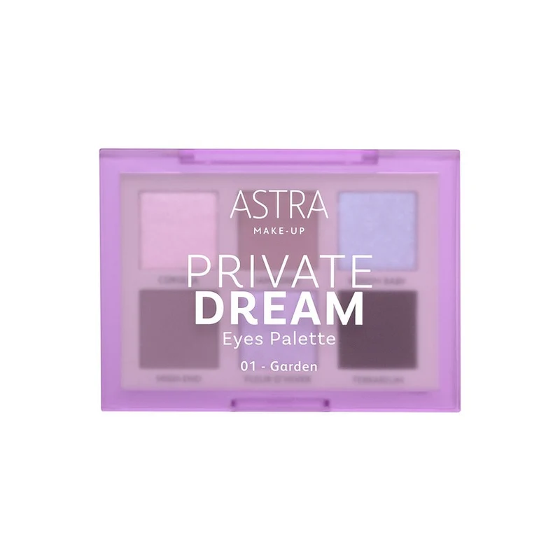 Astra Private Dream Eyes 0001 Giardino — Palette ombretti