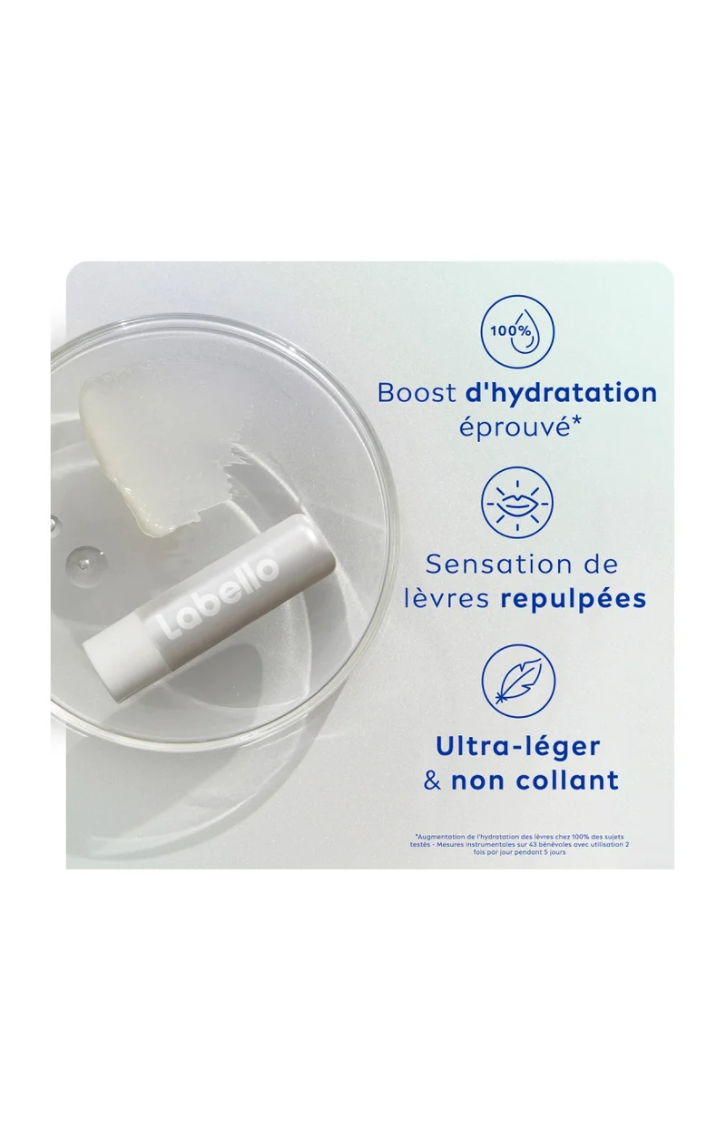 2 baumes à lèvres ultra-hydratants - Acide hyaluronique - 4,8 g