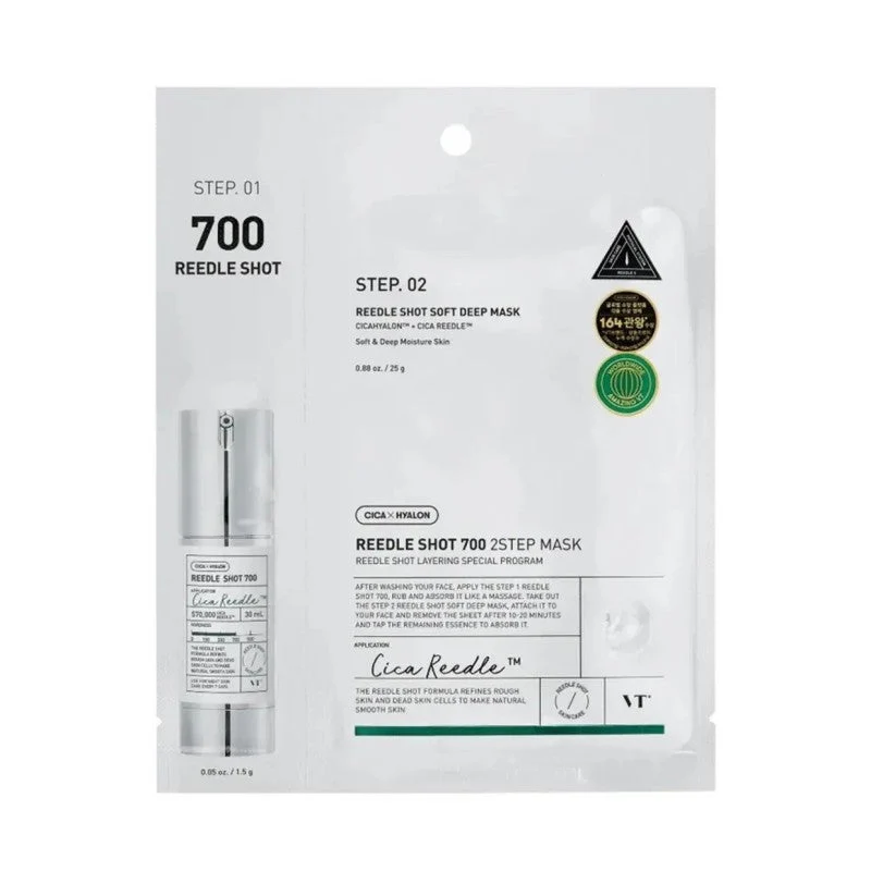 VT Cosmetics Reedle Shot 700 2Step Maschera Rassodante in Tessuto 1.5g 25g — Maschera viso