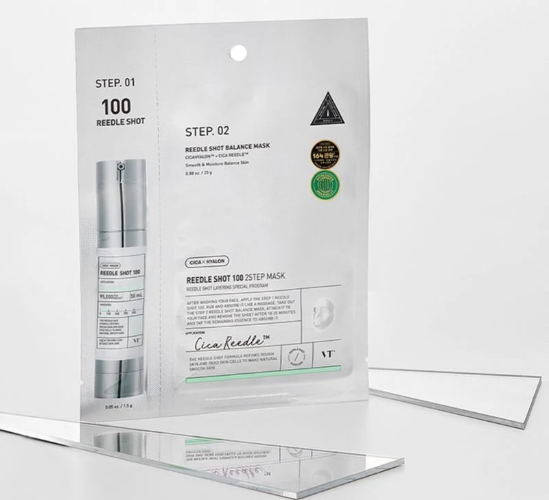 VT Cosmetics Reedle Shot 100 2Step Maschera Rassodante in Tessuto 1.5g 25g — Maschera viso