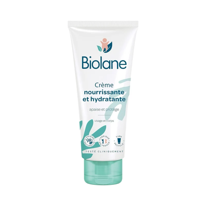 Biolane Crème Nourrissante Et Hydratante Bébé Visage Et Corps