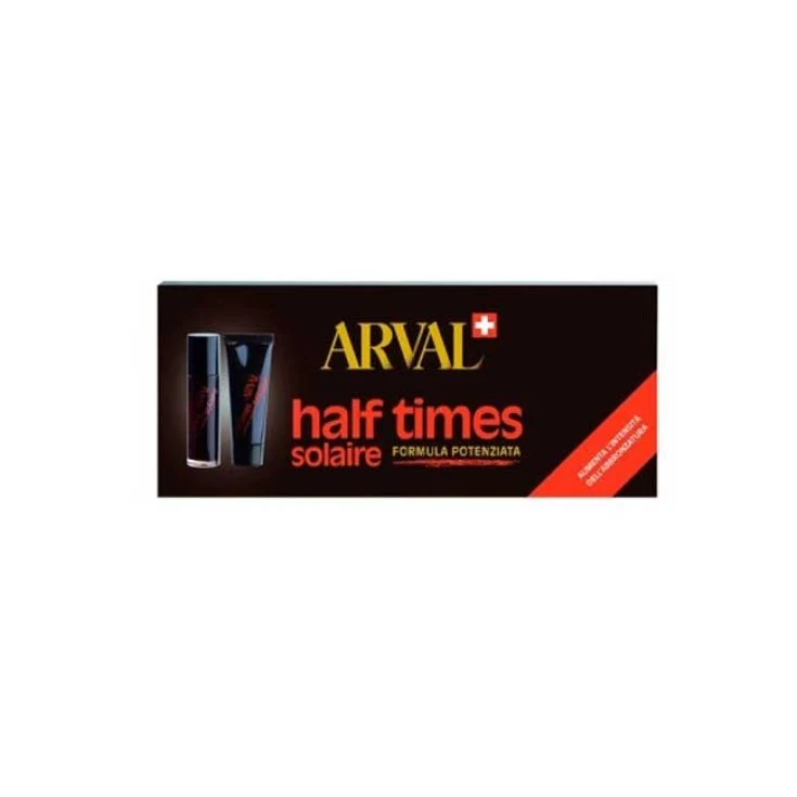 Arval Half Times 5 Fiale Abbronzanti + 5 Fiale Fissante Rapido 10 ml — Fiale abbronzanti
