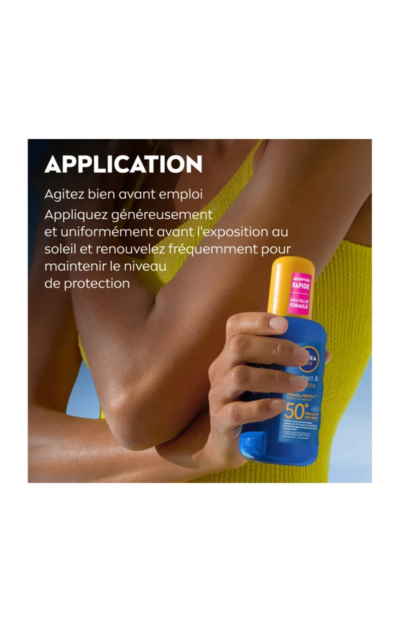 Spray solaire hydratante SPF 50+ - Protect & Hydrate - Corps - 200 ml