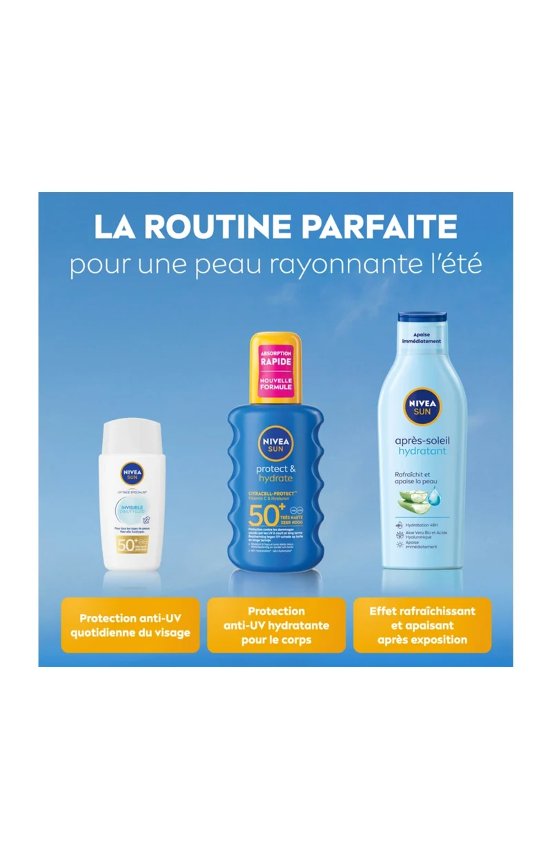 Spray solaire hydratante SPF 50+ - Protect & Hydrate - Corps - 200 ml
