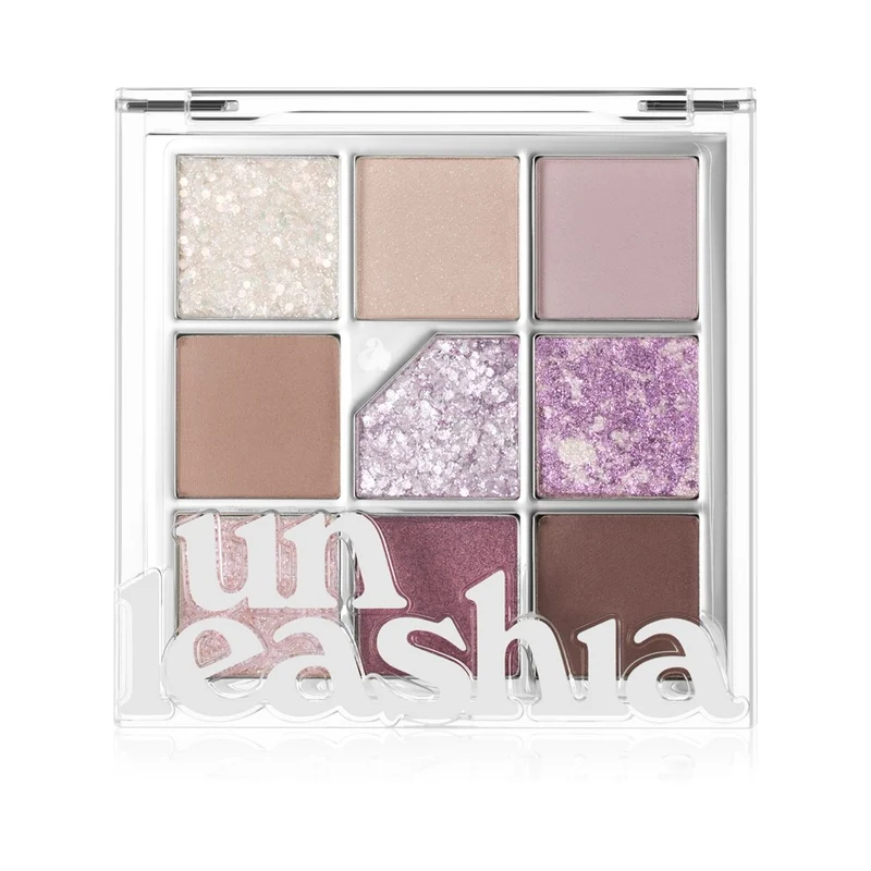 Unleashia Glitterpedia Palette Occhi Vegan 4 All of Lavender Fog 6.6g — Palette ombretti