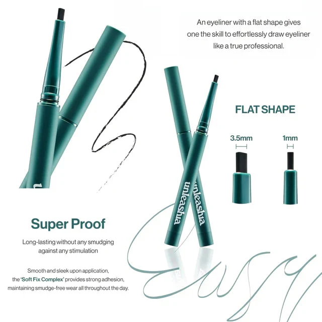 Unleashia Easy Glide Flat Eyeliner No 1 Deep Black 0,15g — Eyeliner