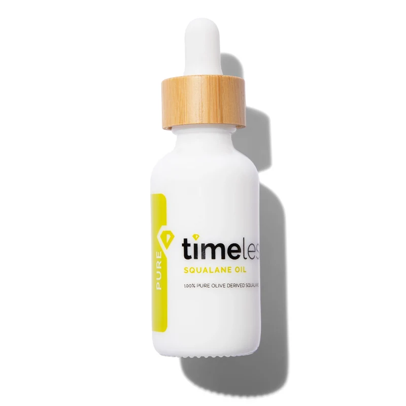 Timeless Skin Care Squalane 100% Pure Olive 30ml — Olio viso
